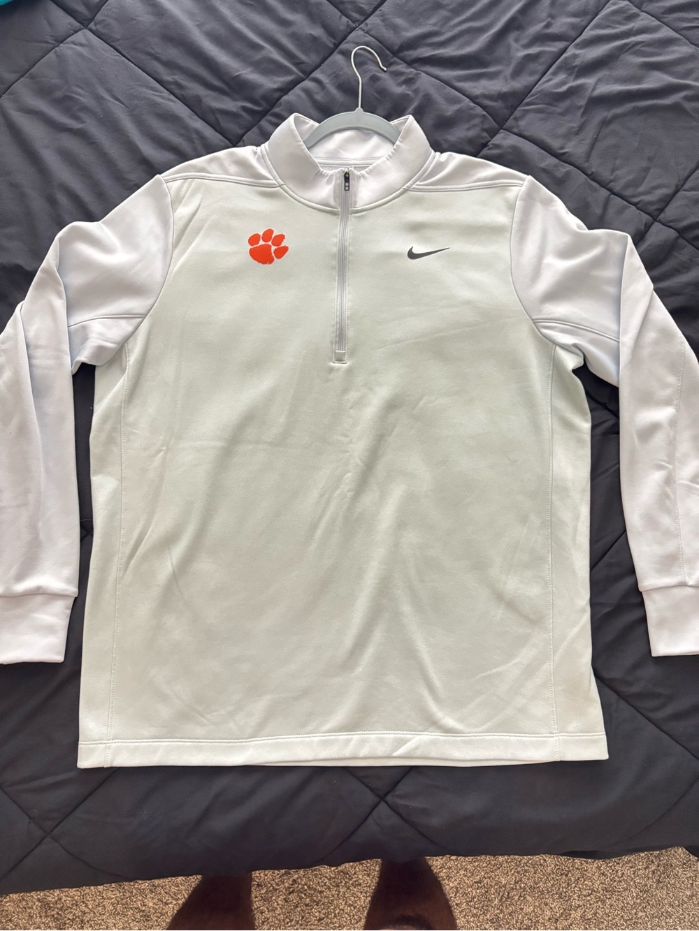 Nike Dri-Fit 1/2 Zip Therma Pullover Jacket - Clemson Tigers - Team Issued - L